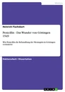 Titel: Penicillin - Das Wunder von Göttingen 1949