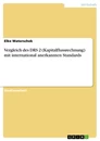 Title: Vergleich des DRS 2 (Kapitalflussrechnung) mit international anerkannten Standards