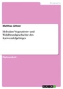 Titre: Holozäne Vegetations- und Waldbrandgeschichte des Karwendelgebirges