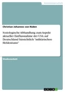 Titre: Soziologische Abhandlung zum Aspekt aktueller Einflussnahme der USA auf Deutschland hinsichtlich "militärischen Heldentums"