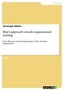 Titel: Ebay's approach towards organisational learning