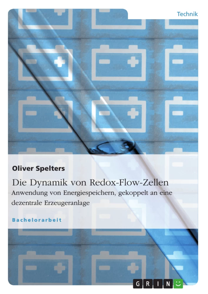 Titre: Die Dynamik von Redox-Flow-Zellen