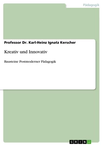 Titre: Kreativ und Innovativ