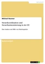 Título: Steuerkoordination und Steuerharmonisierung in der EU