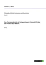 Title: Das Transzendentale in Schopenhauers Preisschrift über die Freiheit des Willens