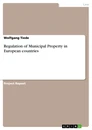 Título: Regulation of Municipal Property in European countries
