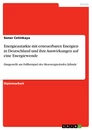 Titel: Energieautarkie mit erneuerbaren Energien in Deutschland und ihre Auswirkungen auf eine Energiewende 