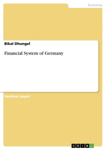 Titel: Financial System of Germany