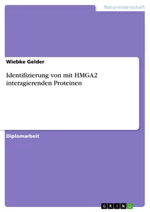 Titre: Identifizierung von mit HMGA2 interagierenden Proteinen