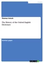 Titel: The History of the Oxford English Dictionary