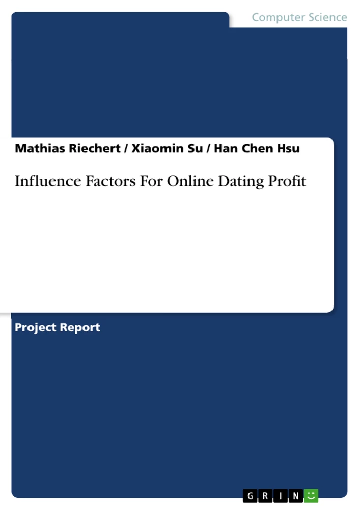 Title: Influence Factors For Online Dating Profit
