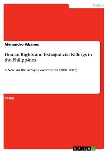 Título: Human Rights and Extrajudicial Killings in the Philippines