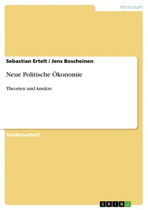 Titel: Neue Politische Ökonomie
