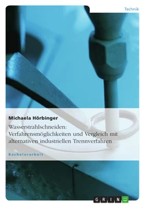 Titel: Wasserstrahlschneiden: Verfahrensmöglichkeiten und Vergleich mit alternativen industriellen Trennverfahren