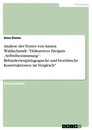 Titel: Analyse des Textes von Annen Waldschmidt: "Diskursives Ereignis „Selbstbestimmung“: Behindertenpädagogische und bioethische Konstruktionen im Vergleich"