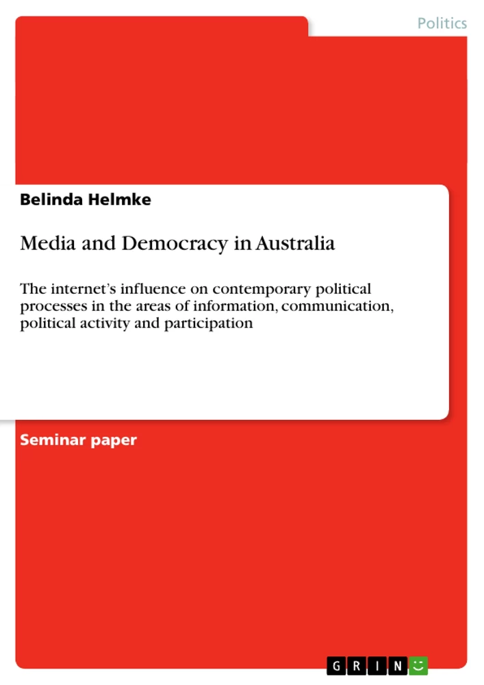 Titel: Media and Democracy in Australia 