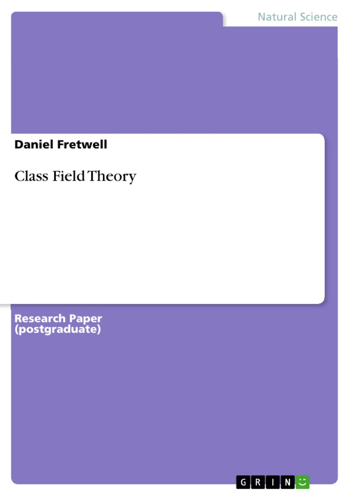 Titel: Class Field Theory