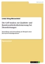 Título: Die GAP-Analyse zur Qualitäts- und Kundenzufriedenheitsmessung bei Dienstleistungen