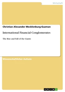 Title: International Financial Conglomerates