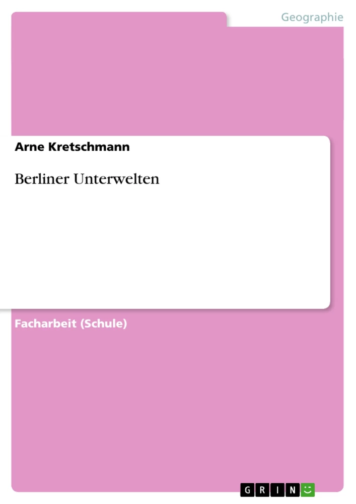 Title: Berliner Unterwelten