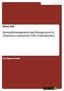 Titel: Kontraktmanagement und Management by Objektives anhand der VHS Gelsenkirchen
