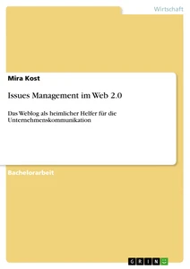 Titre: Issues Management im Web 2.0