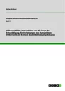 Title: Völkerrechtliche Immunitäten und die Frage der Entschädigung für Verletzungen des Humanitären Völkerrechts im Kontext des Globalisierungsdiskurses 