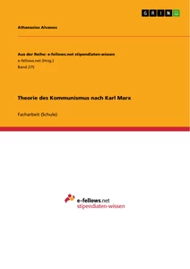 Titel: Theorie des Kommunismus nach Karl Marx