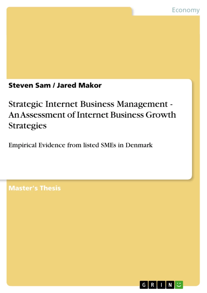 Titel: Strategic Internet Business Management - An Assessment of Internet Business Growth Strategies