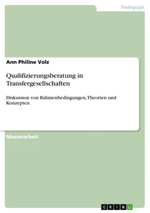 Titre: Qualifizierungsberatung in Transfergesellschaften