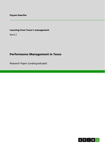 Title: Performance Management in Tesco