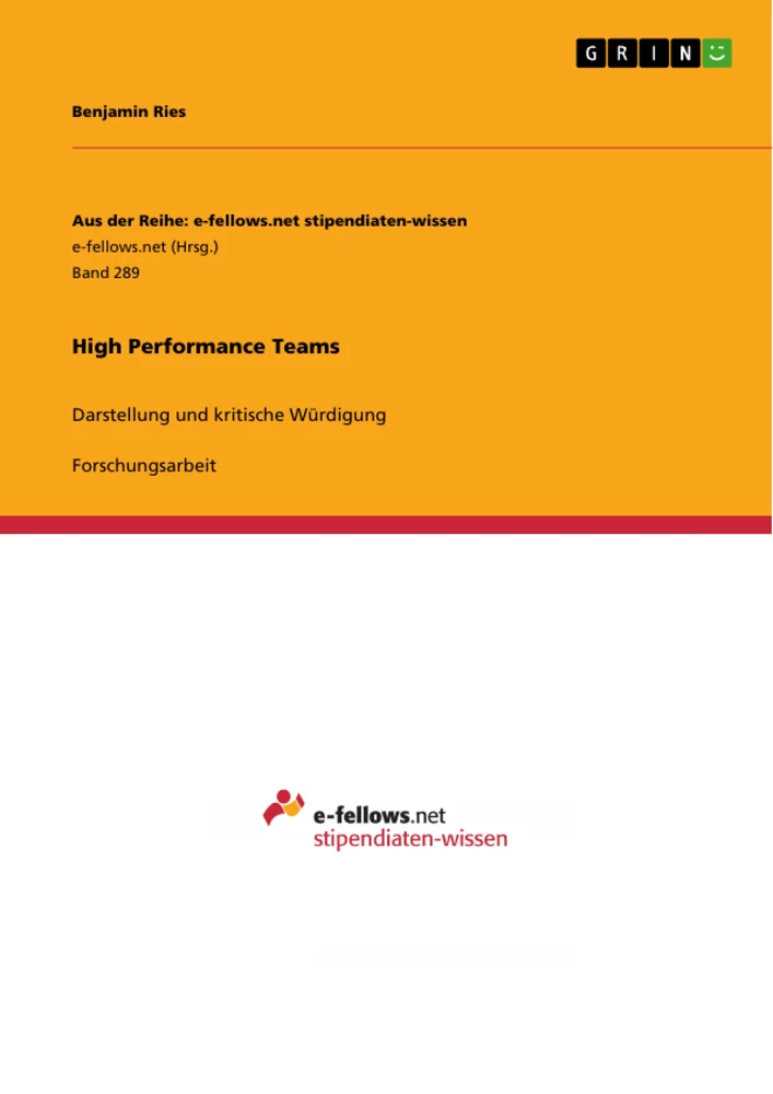 Titel: High Performance Teams