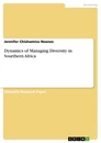 Title: Dynamics of Managing Diversity in Sourthern Africa