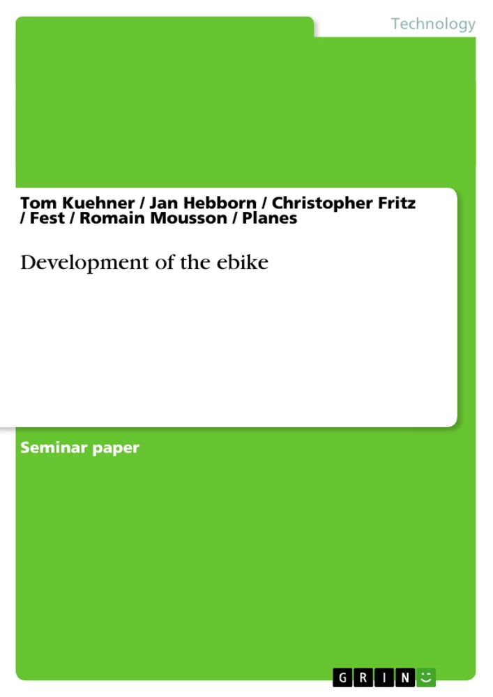 Title: Development of the ebike