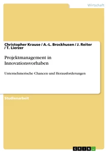 Title: Projektmanagement in Innovationsvorhaben