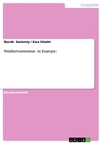 Titre: Städtetourismus in Europa
