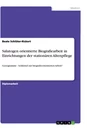 Titel: Salutogen orientierte Biografiearbeit in Einrichtungen der stationären Altenpflege