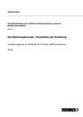 Title: Das Marketingkonzept - Grundsätze der Erstellung