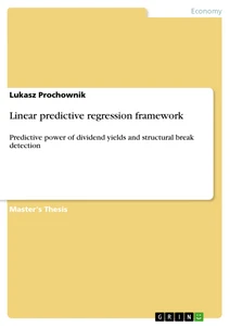Titel: Linear predictive regression framework