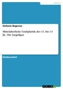 Titre: Mittelalterliche Grabplastik des 11. bis 13 Jh.: Die Liegefigur