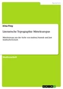 Title: Literarische Topographie Mitteleuropas 