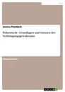 Title: Polizeirecht - Grundlagen und Grenzen des Verbringungsgewahrsams
