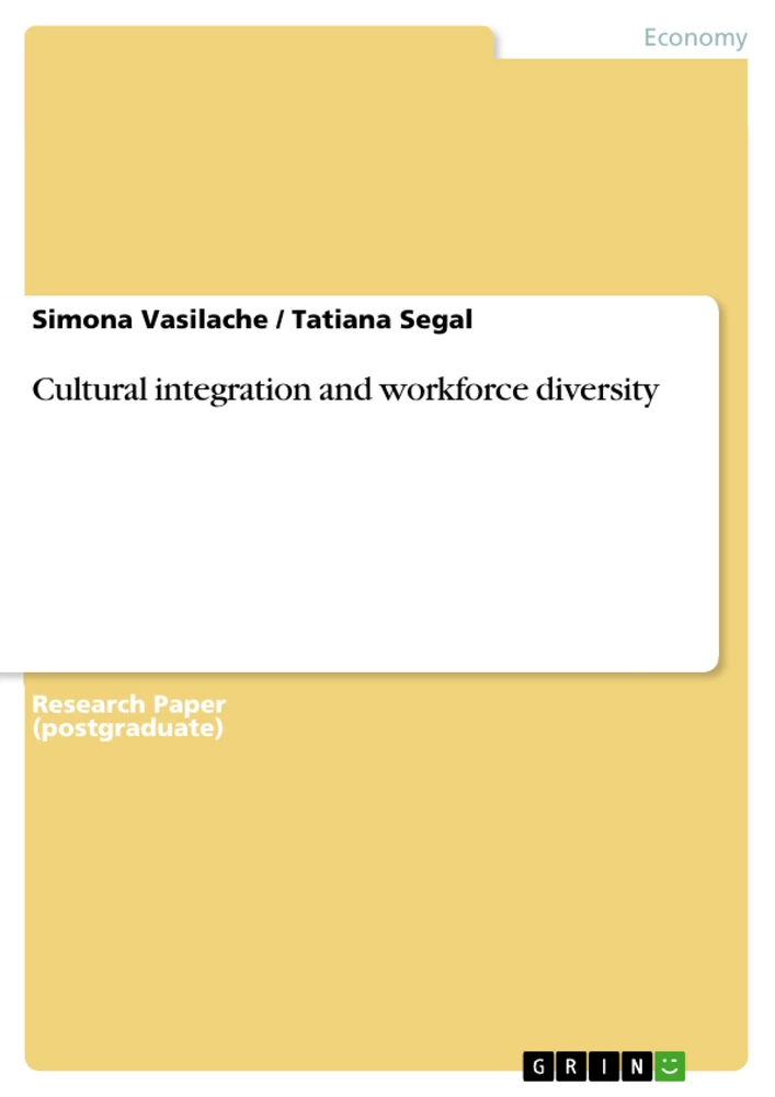 Title: Cultural integration and workforce diversity