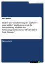 Titre: Analyse und Visualisierung des Einflusses ausgewählter Applikationen auf die Netzbelastung mit Hilfe des Netzmanagementsystems "HP OpenView Node Manager"