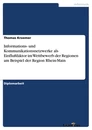 Titre: Informations- und Kommunikationsnetzwerke als Einflußfaktor im Wettbewerb der Regionen am Beispiel der Region Rhein-Main