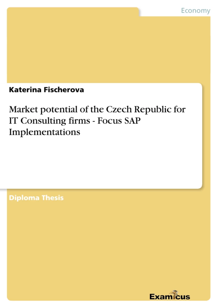 Titel: Market potential of the Czech Republic for IT Consulting firms 	- Focus SAP Implementations