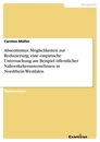 Titre: Absentismus, Möglichkeiten zur Reduzierung; eine empirische Untersuchung am Beispiel öffentlicher Nahverkehrsunternehmen in Nordrhein-Westfalen