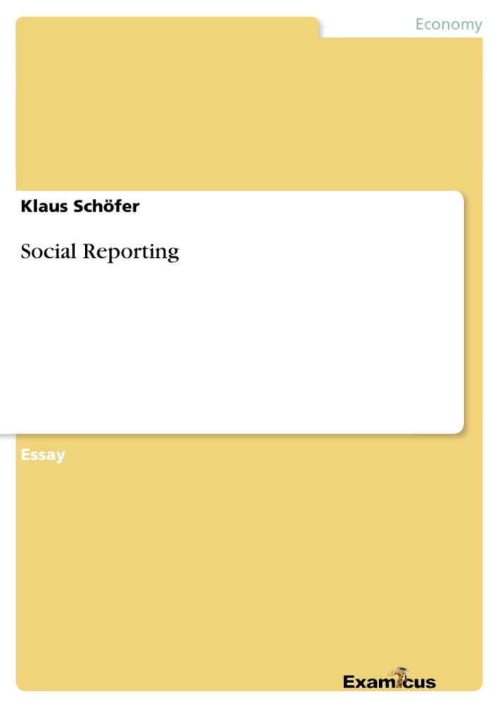 Titel: Social Reporting