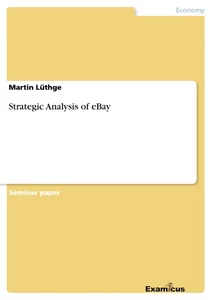 Titel: Strategic Analysis of eBay
