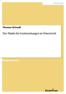 Título: Der Markt für Gratiszeitungen in Österreich
